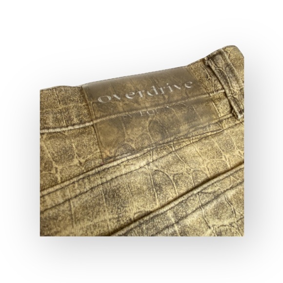 Vintage 90’s: Overdrive by Equinox Jeans ❤︎ Snakeskin Print ❤︎ Made in Italy ❤︎ - Picture 4 of 16